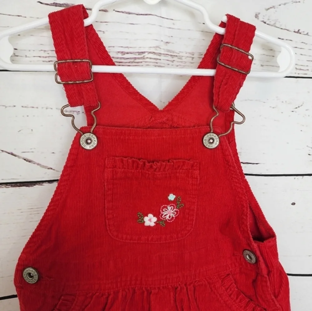 OshKosh Red‎ Corduroy Dress